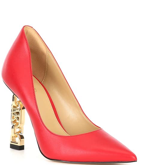 michael kors bambus heels|Michael Kors heel pumps.